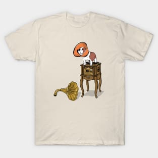 Frenchie Gramophone T-Shirt